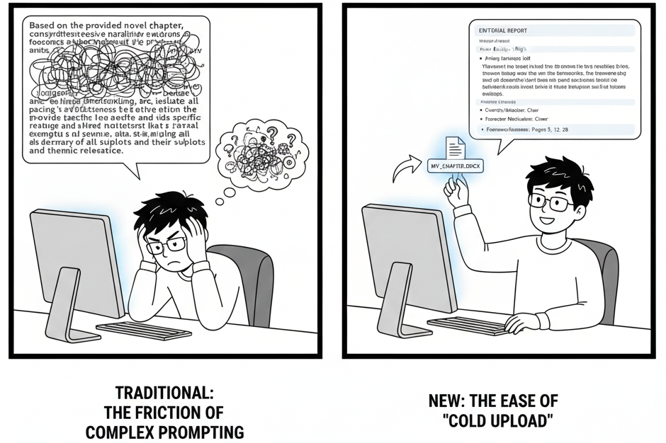 AI's Unfiltered Feedback Writer's Secret